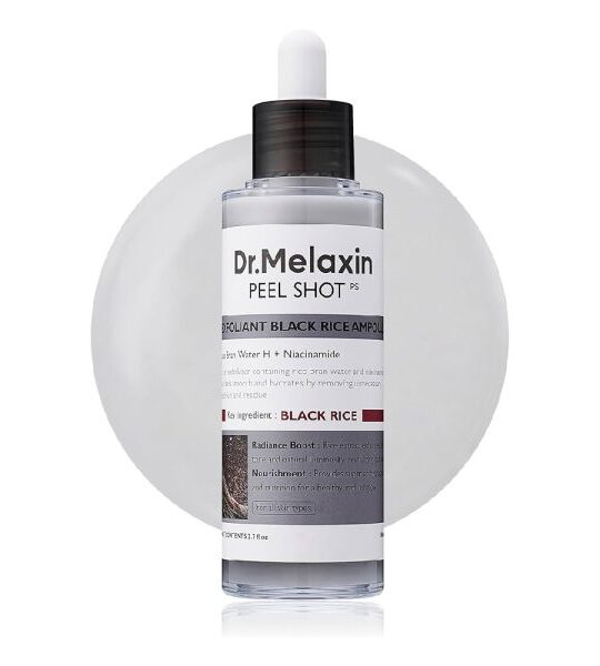 Dr.Melaxin Peel Shot Exfoliant Black Rice Ampoule