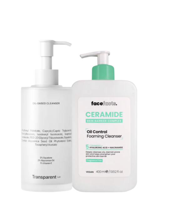DOUBLE CLEANSING OILY SKIN