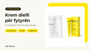 Krem dielli për fytyrën SPF 50: Invisible Sunscreen dhe ZitControl