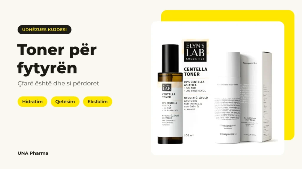 Toner për fytyrën Centella Toner dhe C4 Hydrating Milky Toner